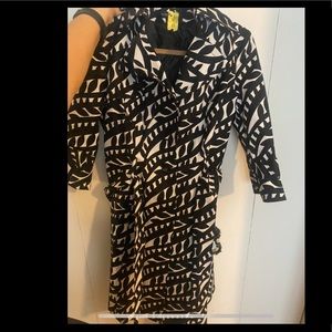 Nine West printed trench coat with belt
